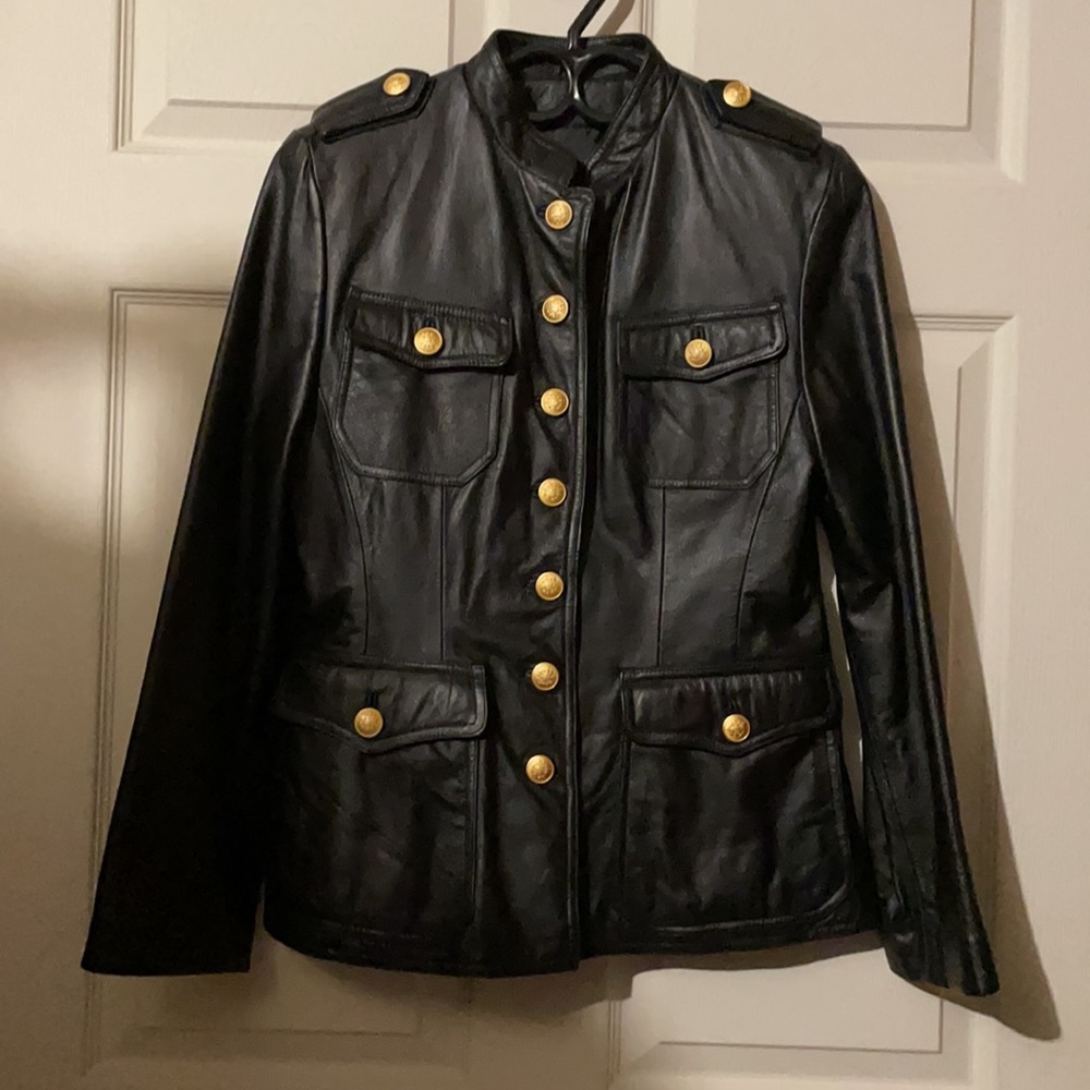 Wilsons military style leather jacket